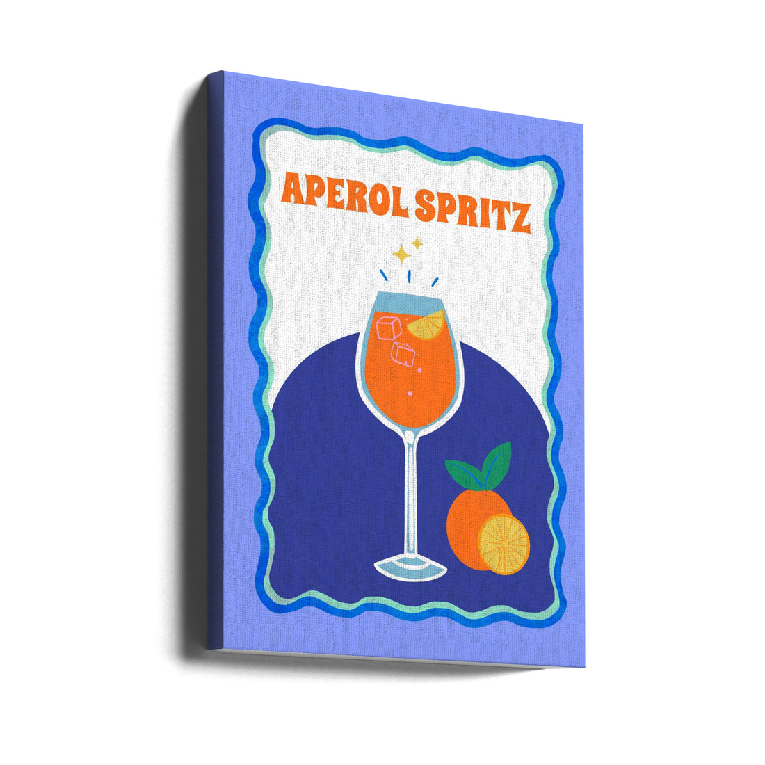 Aperol Spritz by Petra Lizde | Italian Cocktail Party, Large Canvas Wall Art Print | Artsy Earth