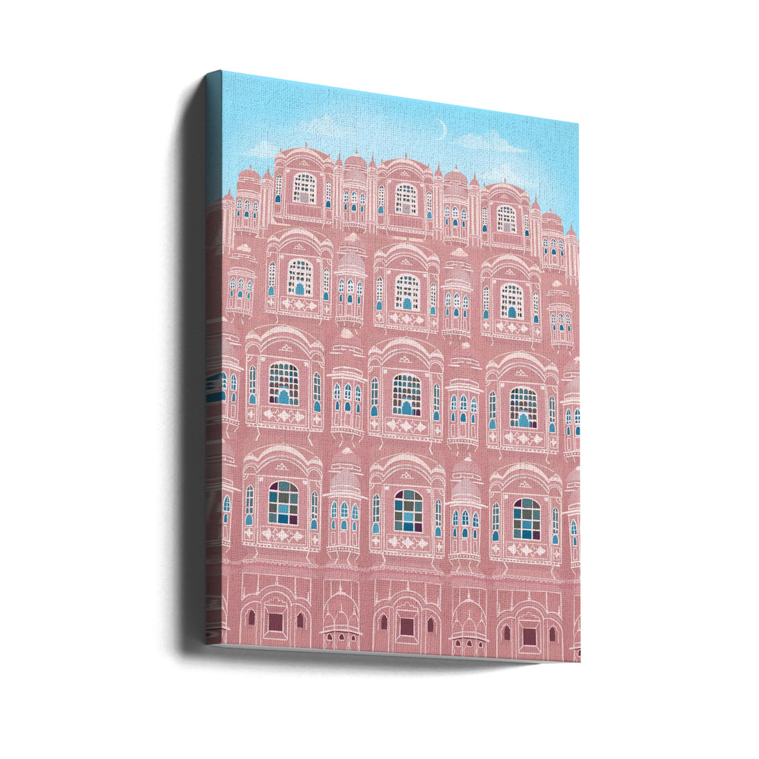 Jaipur, India by Petra Lizde | Urban Architecture Landmark, Large Canvas Wall Art Print | Artsy Earth