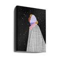 The Lady with the Stars by Bea Müller | Starry Night Dress, Large Canvas Wall Art Print | Artsy Earth