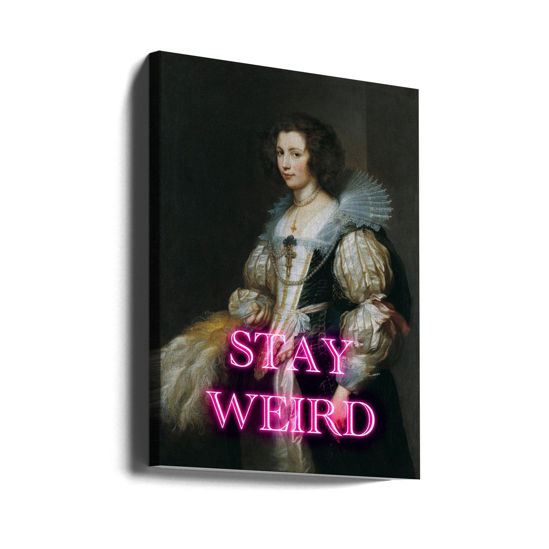 Stay Weird Portrait by Grace Digital Art Co | Artistic Woman Portrait, Large Canvas Wall Art Print | Artsy Earth