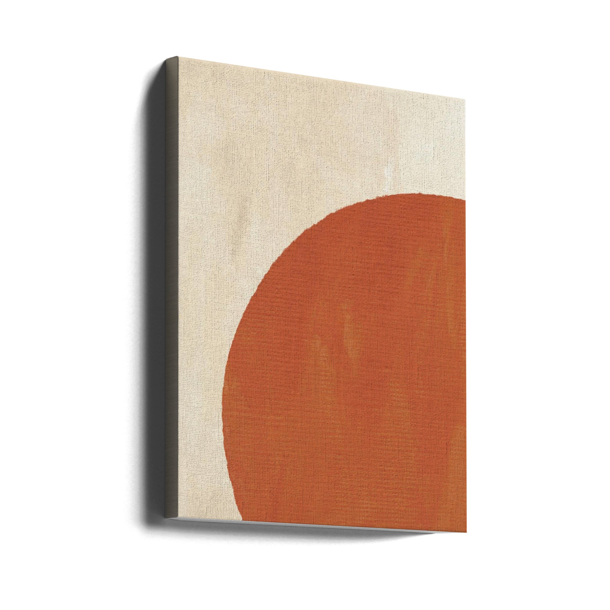 Geometric Art Print by Grace Digital Art Co | Orange Peach Geometric, Large Canvas Wall Art Print | Artsy Earth