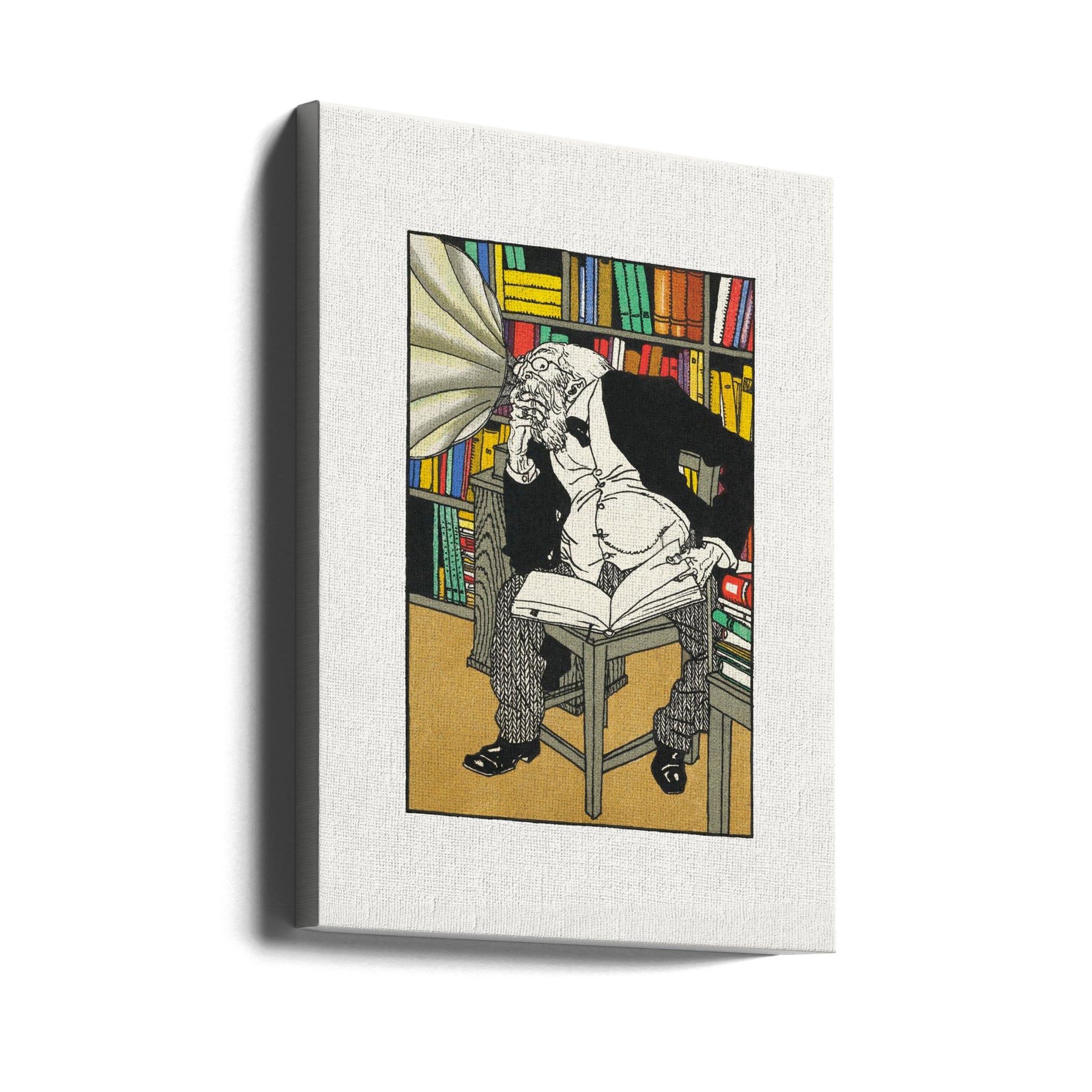 The Dialectician by Moriz Jung | Book Illustration Art, Large Canvas Wall Art Print | Artsy Earth