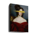 Painted Lady Portrait by Grace Digital Art Co | Retro Fashion Portrait, Large Canvas Wall Art Print | Artsy Earth