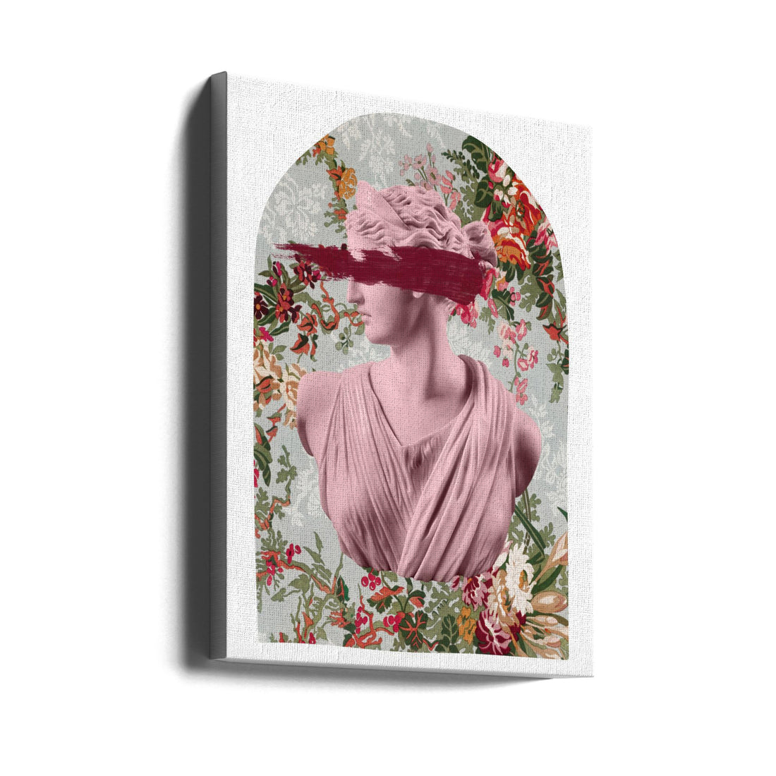 Floral Artemis by Grace Digital Art Co | Painted Floral Portrait, Large Canvas Wall Art Print | Artsy Earth