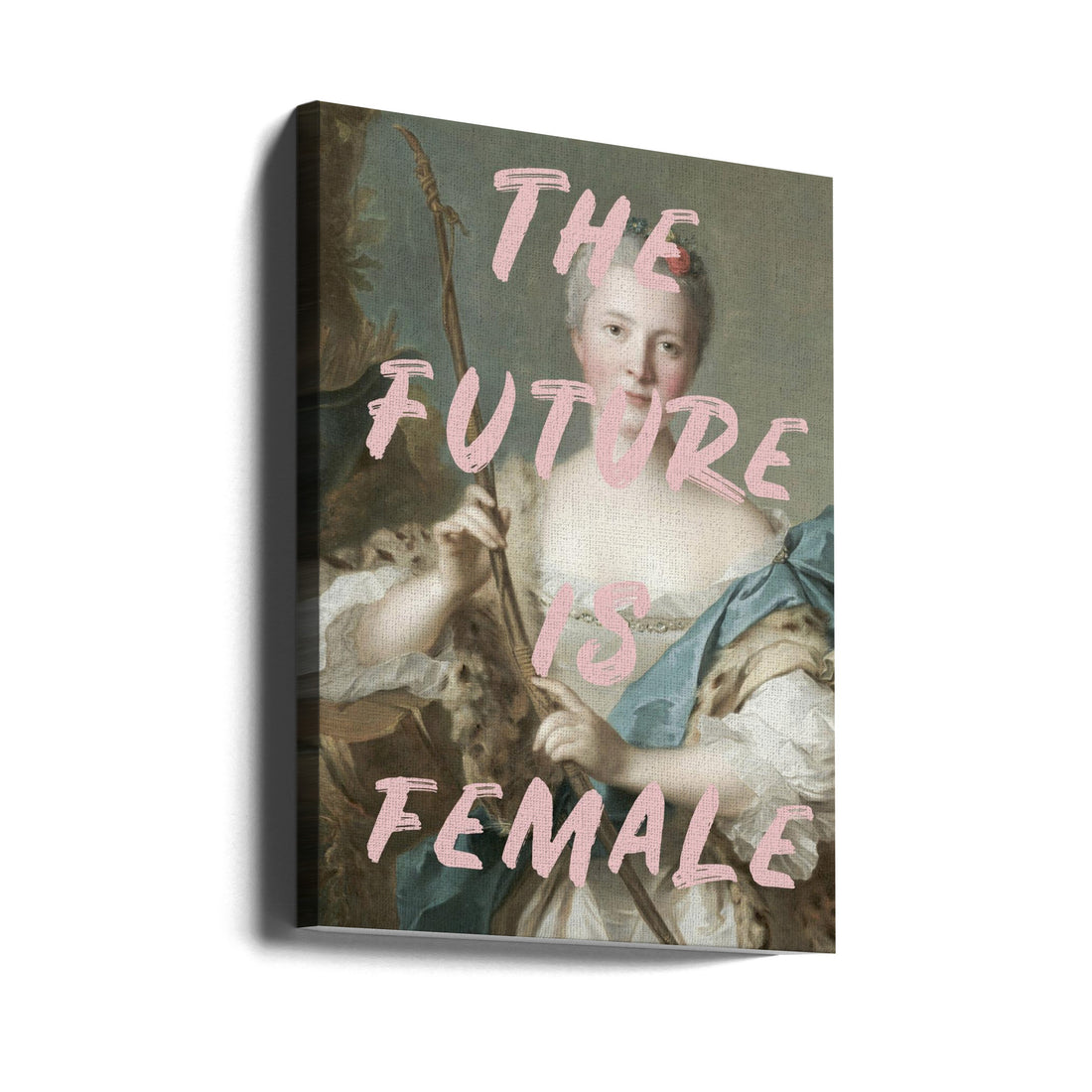 Future Female Art by Grace Digital Art Co | Painted Text Art, Large Canvas Wall Art Print | Artsy Earth