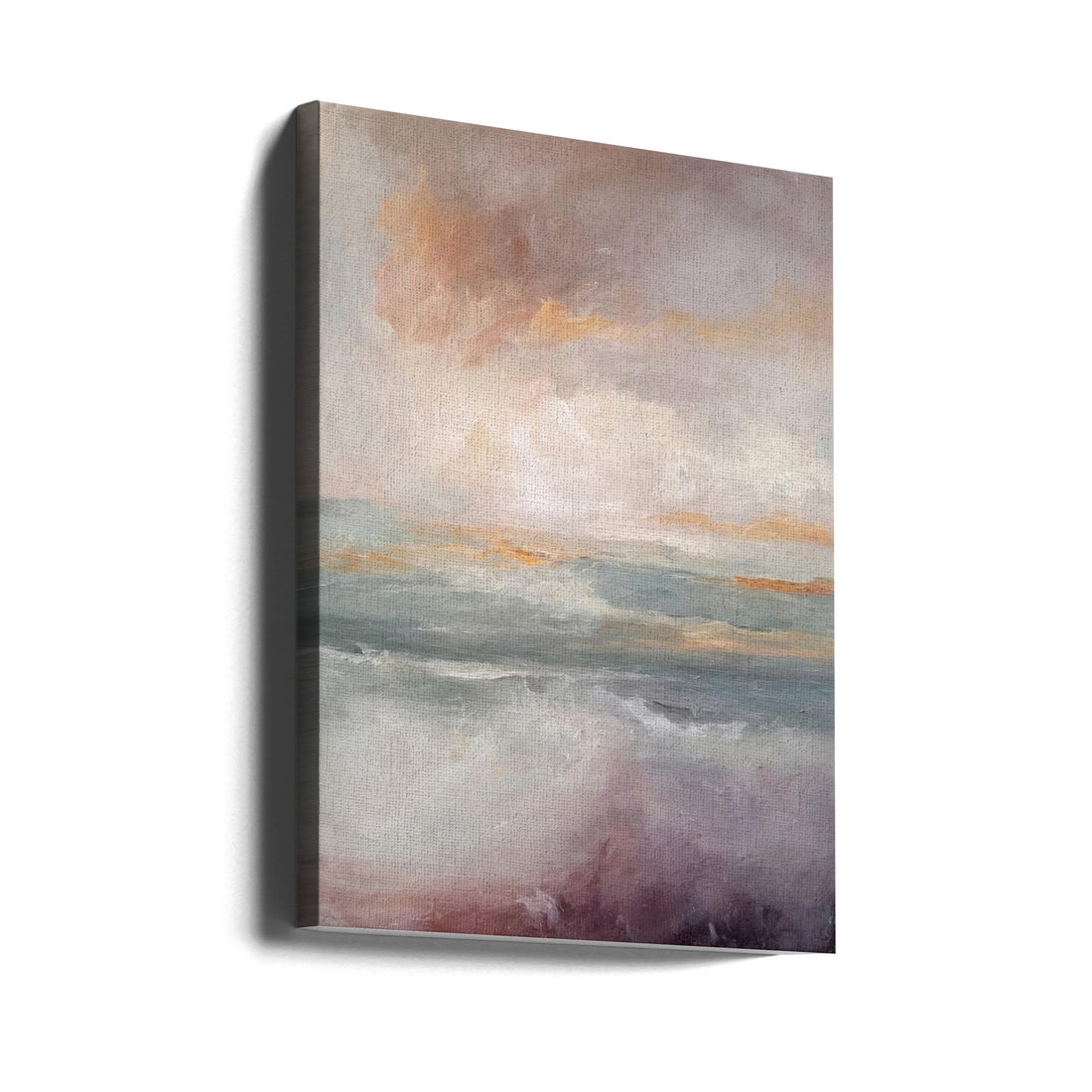 On Mystic Seas by Alpenglow Workshop | Abstract Seascape Painting, Large Canvas Wall Art Print | Artsy Earth