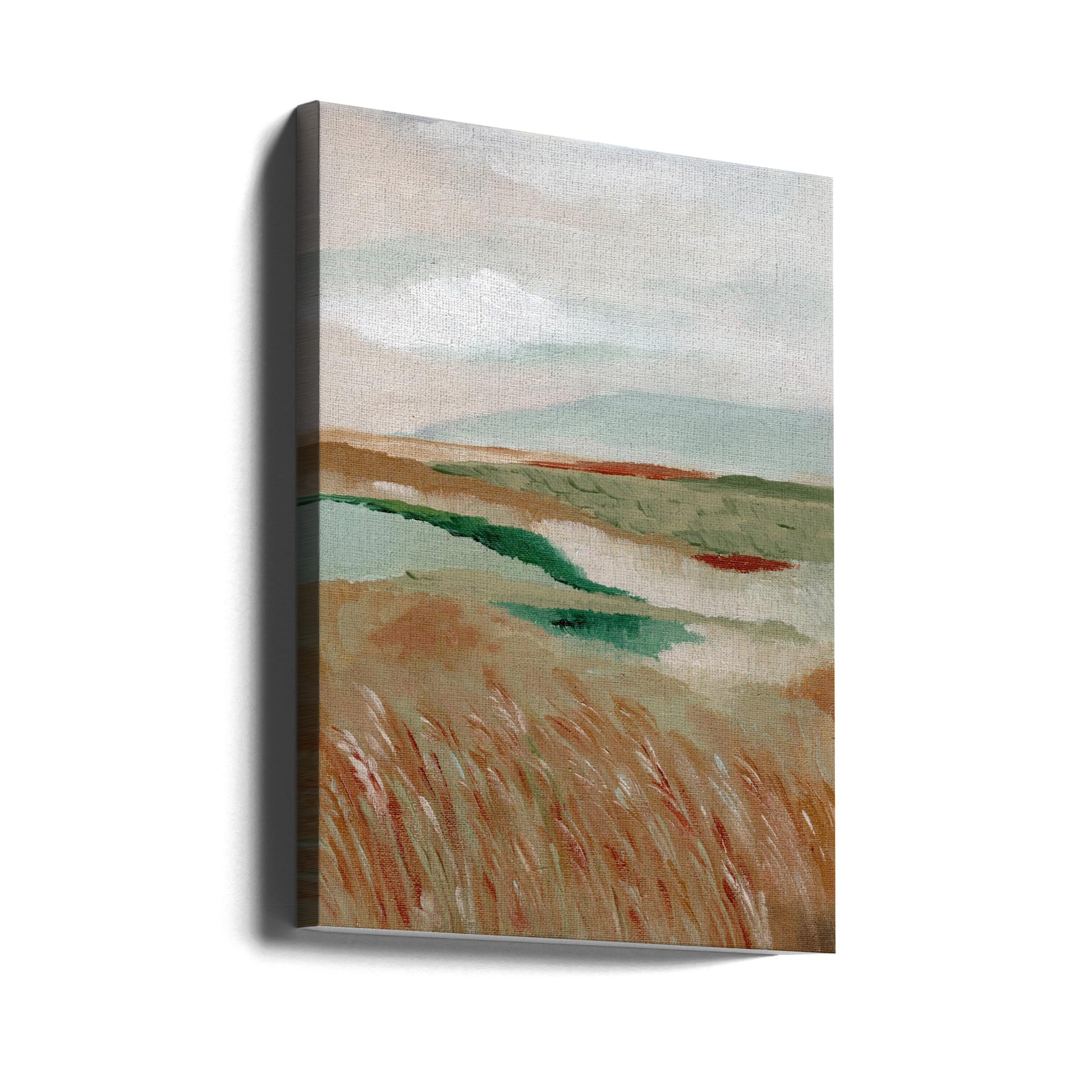 Wheat Meadow II by Nikita Jariwala | Painted Landscape Artwork, Large Canvas Wall Art Print | Artsy Earth