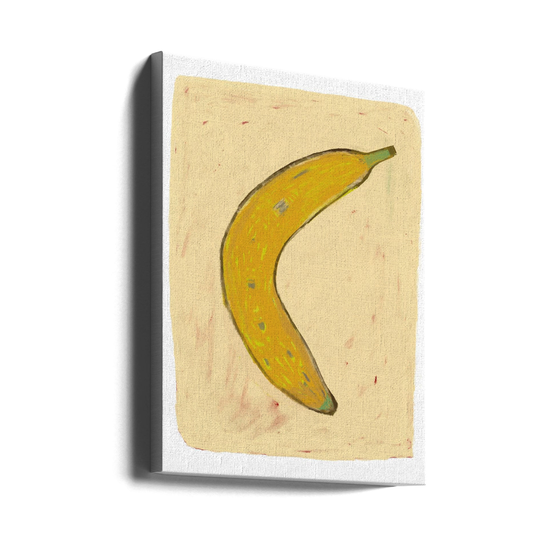 Big Banana by Sharyn Bursic | Painted Fruit Drawing, Large Canvas Wall Art Print | Artsy Earth