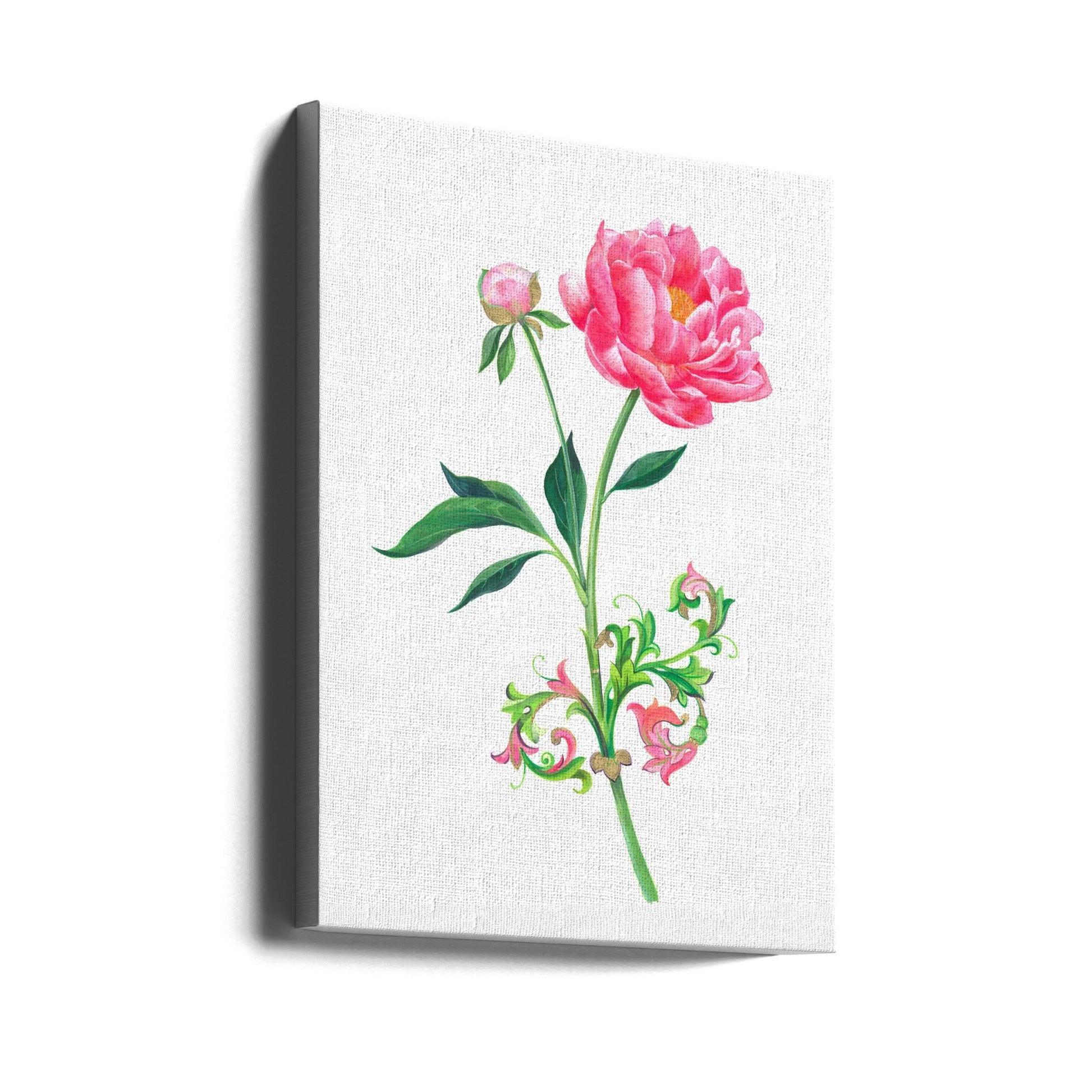 Pink Peony by Isabelle Brent | Floral Garden Bloom, Large Canvas Wall Art Print | Artsy Earth