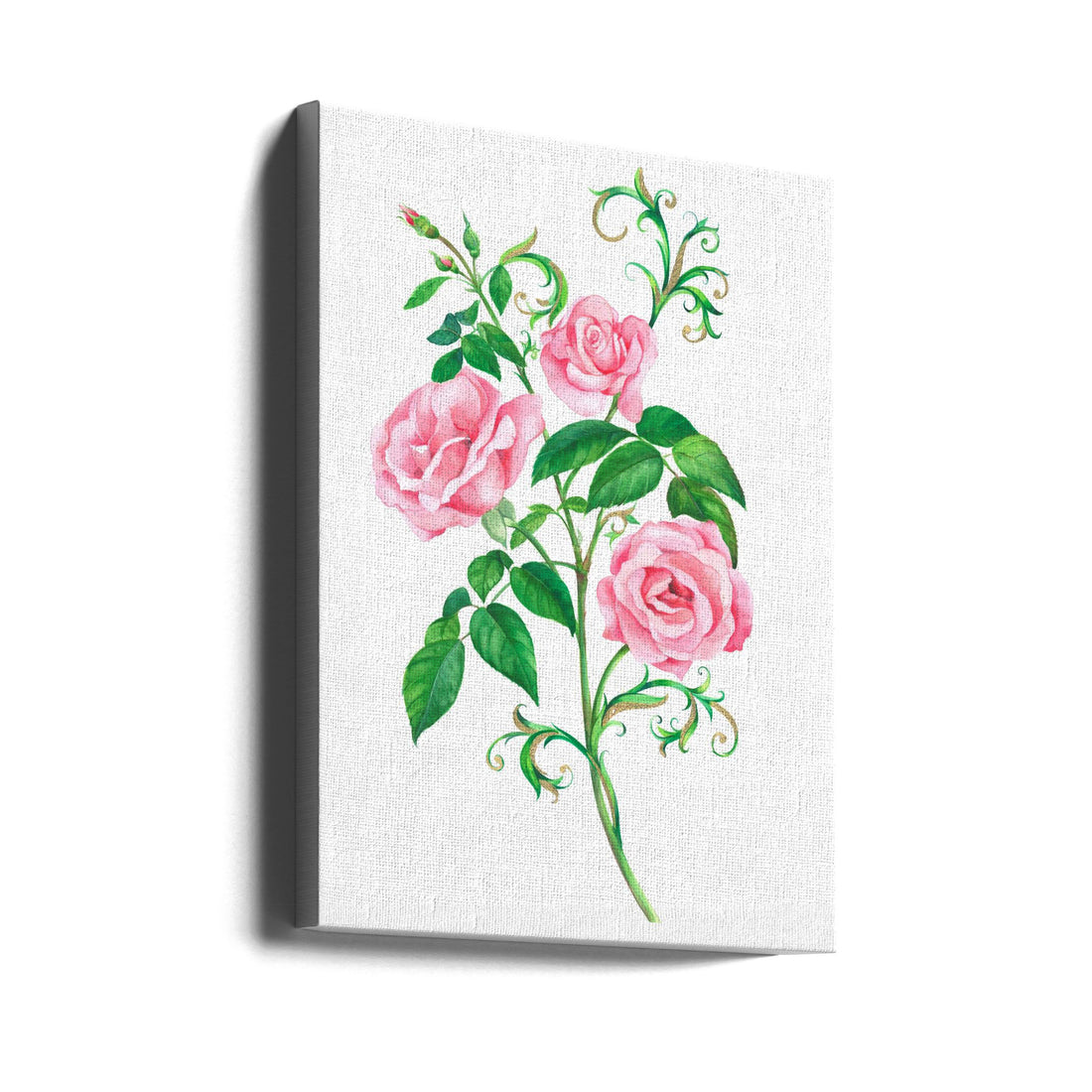 Pink Roses by Isabelle Brent | Garden Roses Flora, Large Canvas Wall Art Print | Artsy Earth