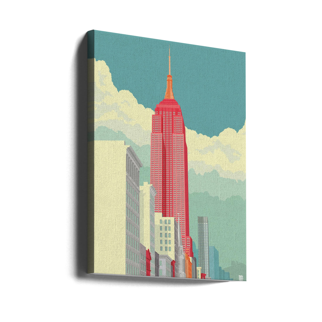 New York 5th Avenue by Remko Heemskerk | Manhattan Cityscape Architecture, Large Canvas Wall Art Print | Artsy Earth