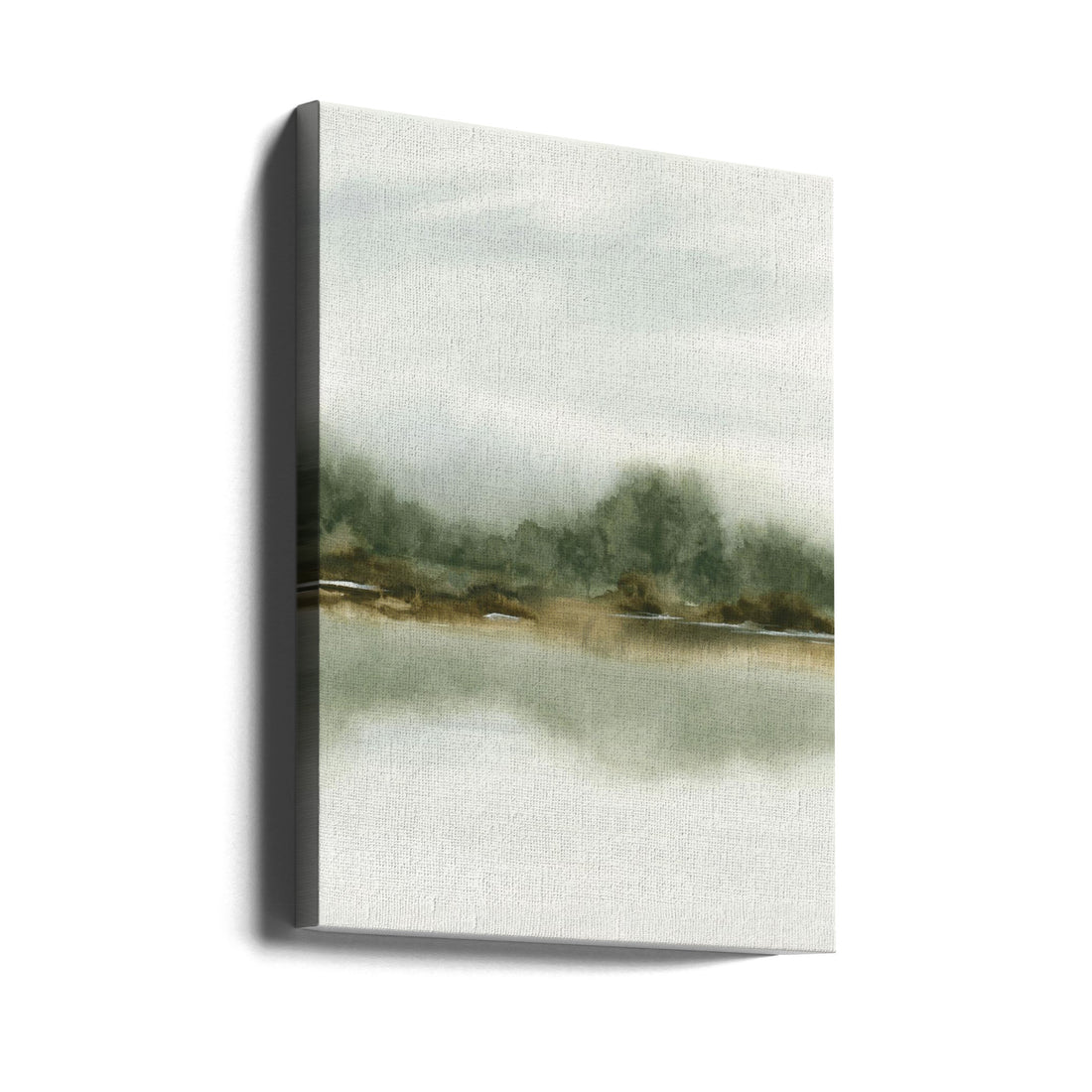 Misty Lake View by Rachel Elise | Foggy Natural Landscape, Large Canvas Wall Art Print | Artsy Earth