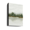 Misty Winter Lake by Rachel Elise | Foggy Waterscape Nature, Large Canvas Wall Art Print | Artsy Earth