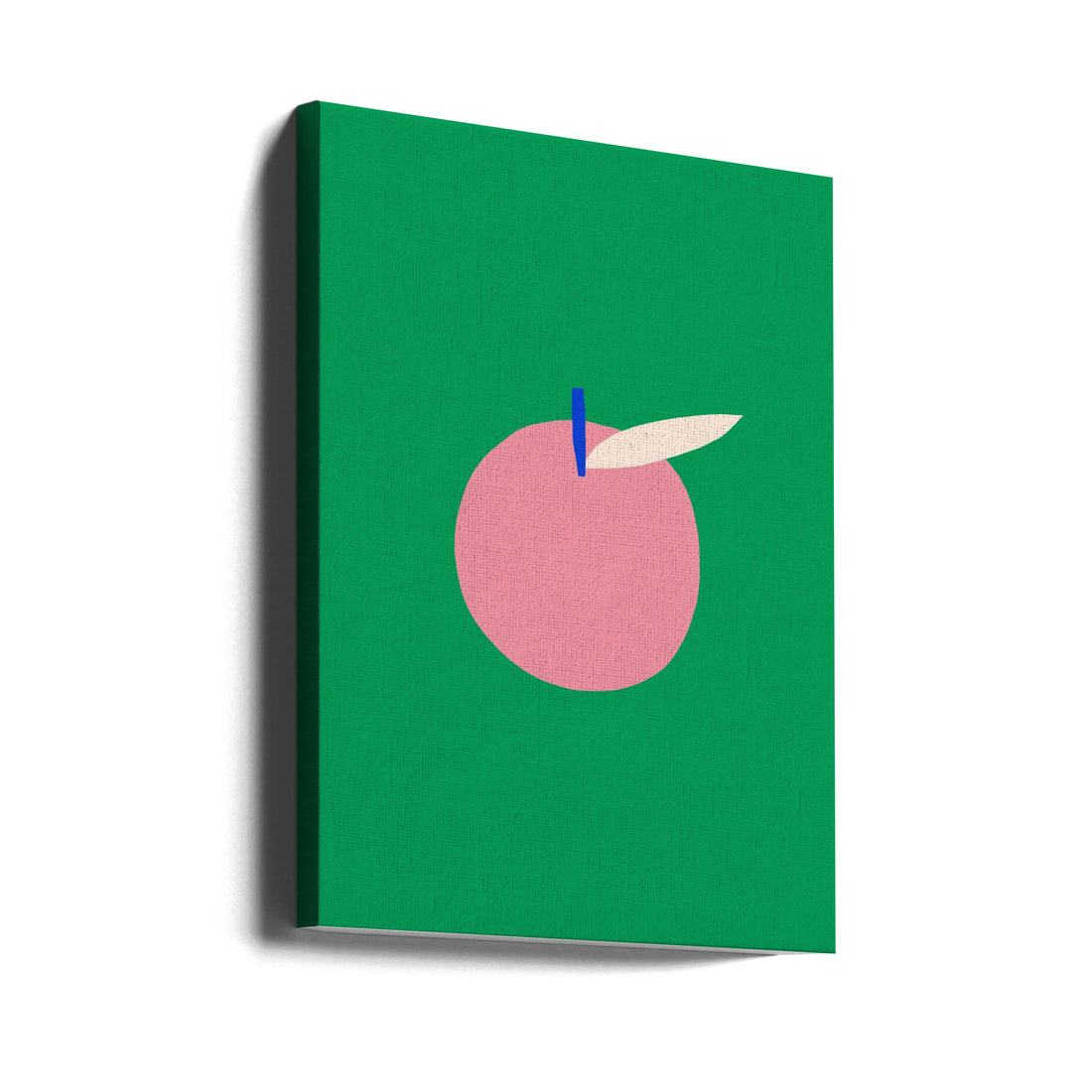 Minimal Apple Art by Maren Gross | Simple Fruit Design, Large Canvas Wall Art Print | Artsy Earth