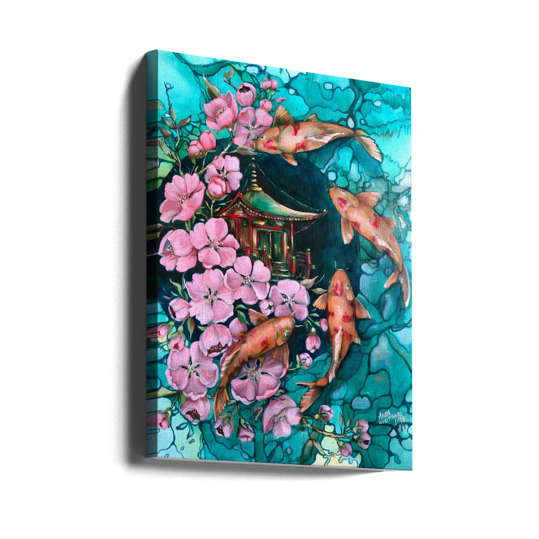 Deep Sea Garden by Anda Bieza | Japanese Underwater Art, Large Canvas Wall Art Print | Artsy Earth