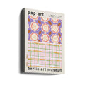 Berlin Art Museum Pop Art by Annick | Geometric Pattern Design, Large Canvas Wall Art Print | Artsy Earth