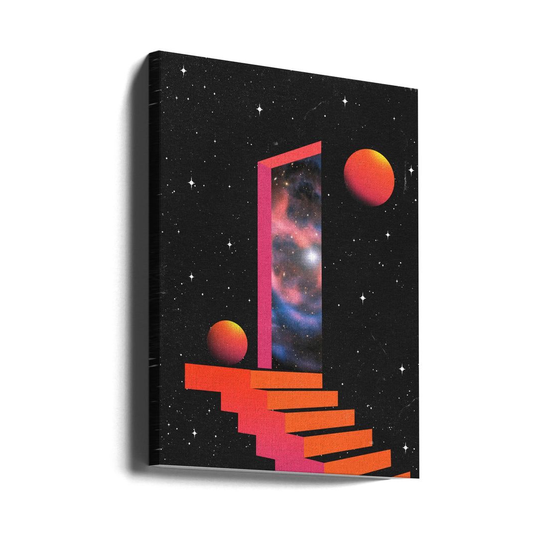 Space Portal by Nibera | Retro Futuristic Space, Large Canvas Wall Art Print | Artsy Earth