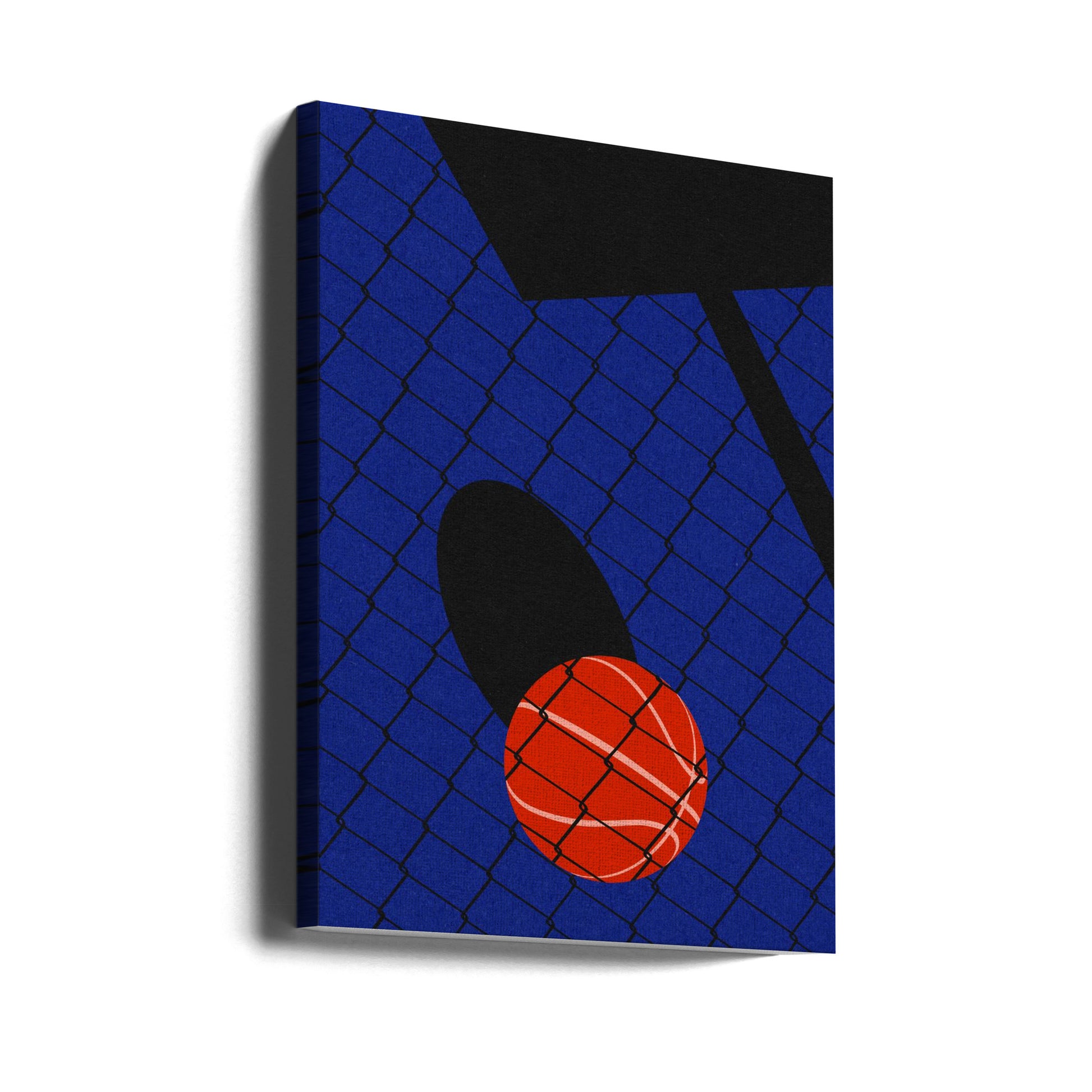 Backyard Basketball Court by Rosi Feist | Basketball Game Sport, Large Canvas Wall Art Print | Artsy Earth