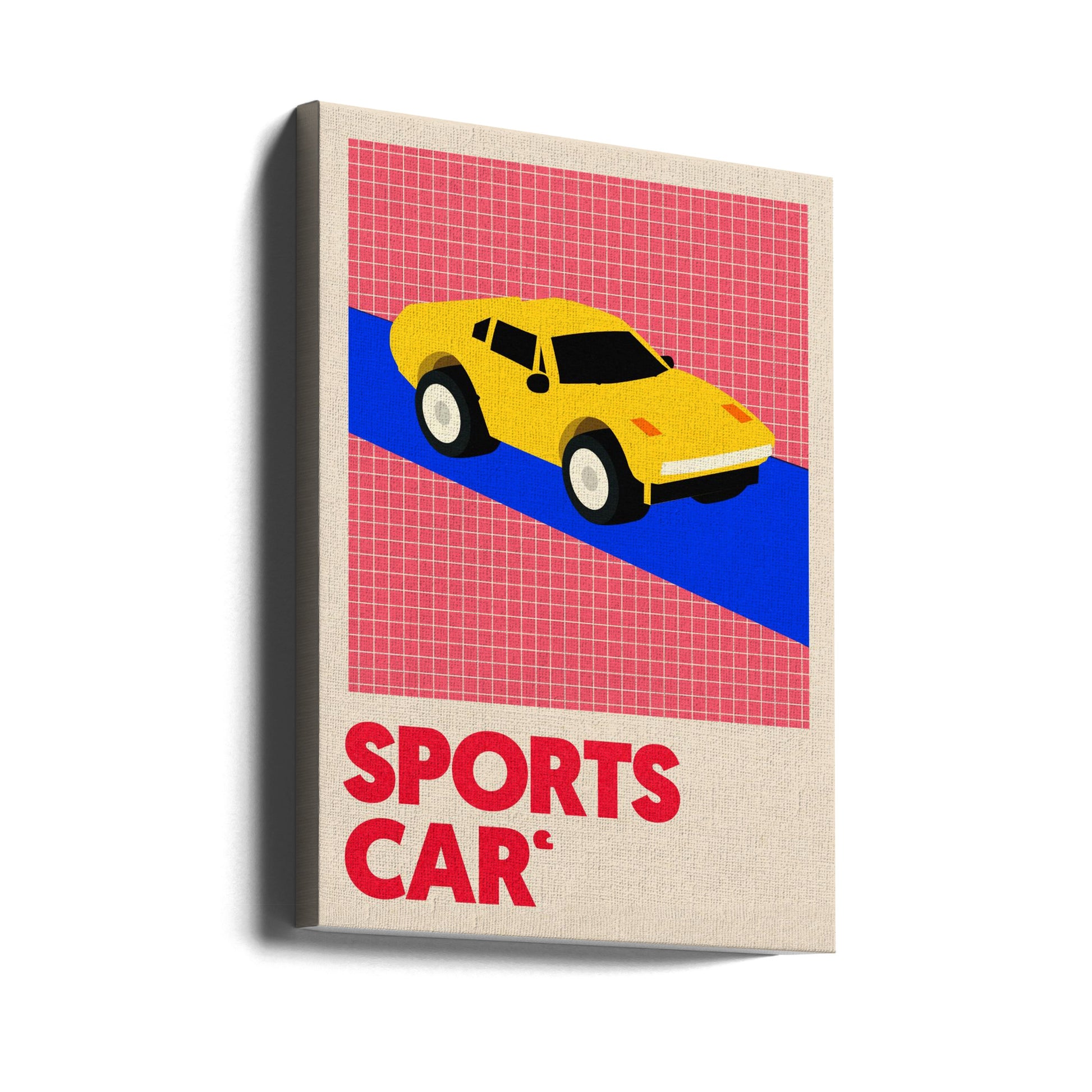 Sports Car by Rosi Feist | Luxury Vehicle Wheels, Large Canvas Wall Art Print | Artsy Earth