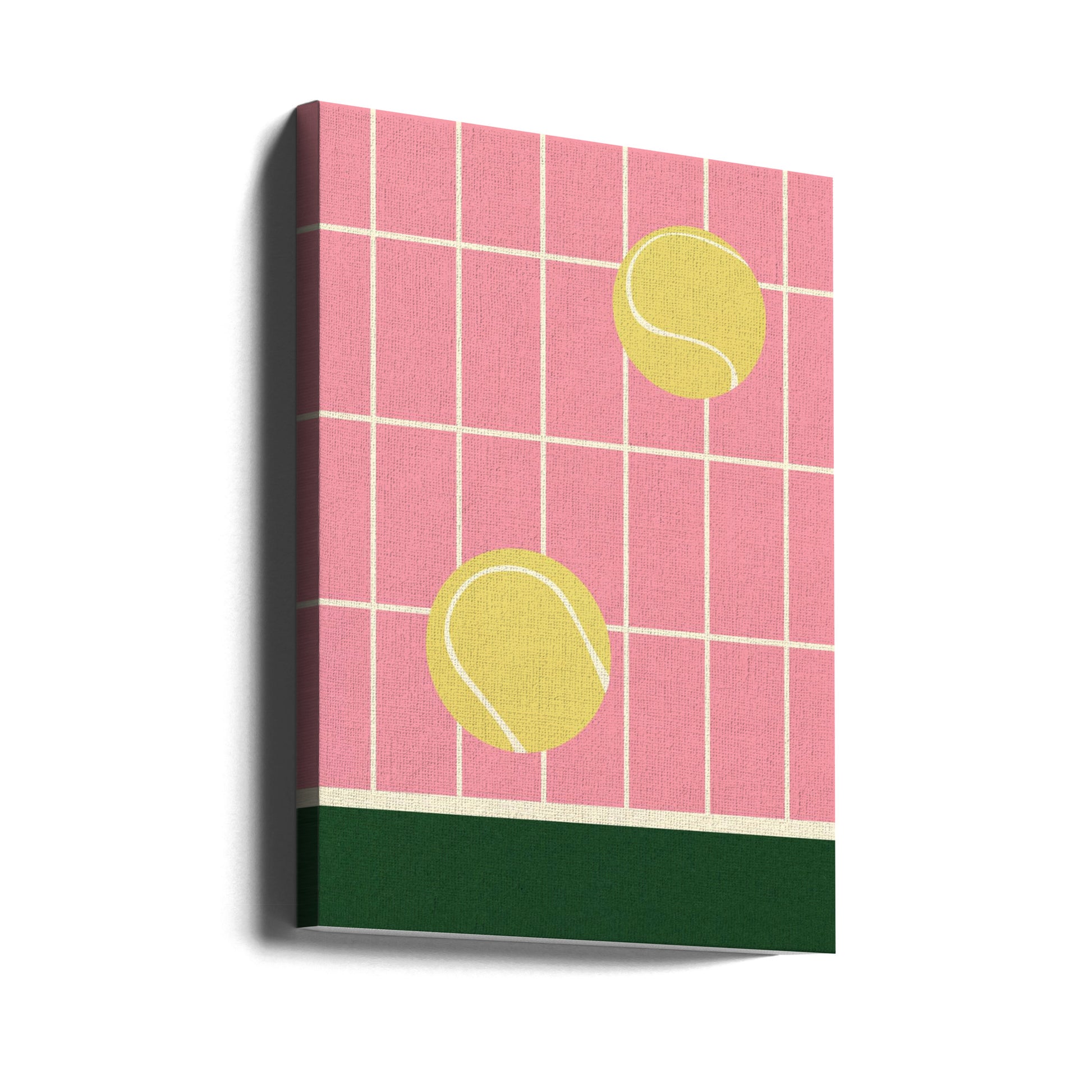 Tennis Kitchen Square by Rosi Feist | Square Tennis Court, Large Canvas Wall Art Print | Artsy Earth