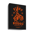 My First Rodeo Jackson Wyoming by The Whiskey Ginger | Western Cowgirl Adventure, Large Canvas Wall Art Print | Artsy Earth