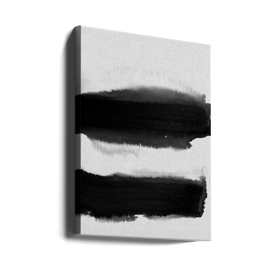 Zen Ink Abstract by Iris Lehnhardt | Minimalist Black Watercolor, Large Canvas Wall Art Print | Artsy Earth