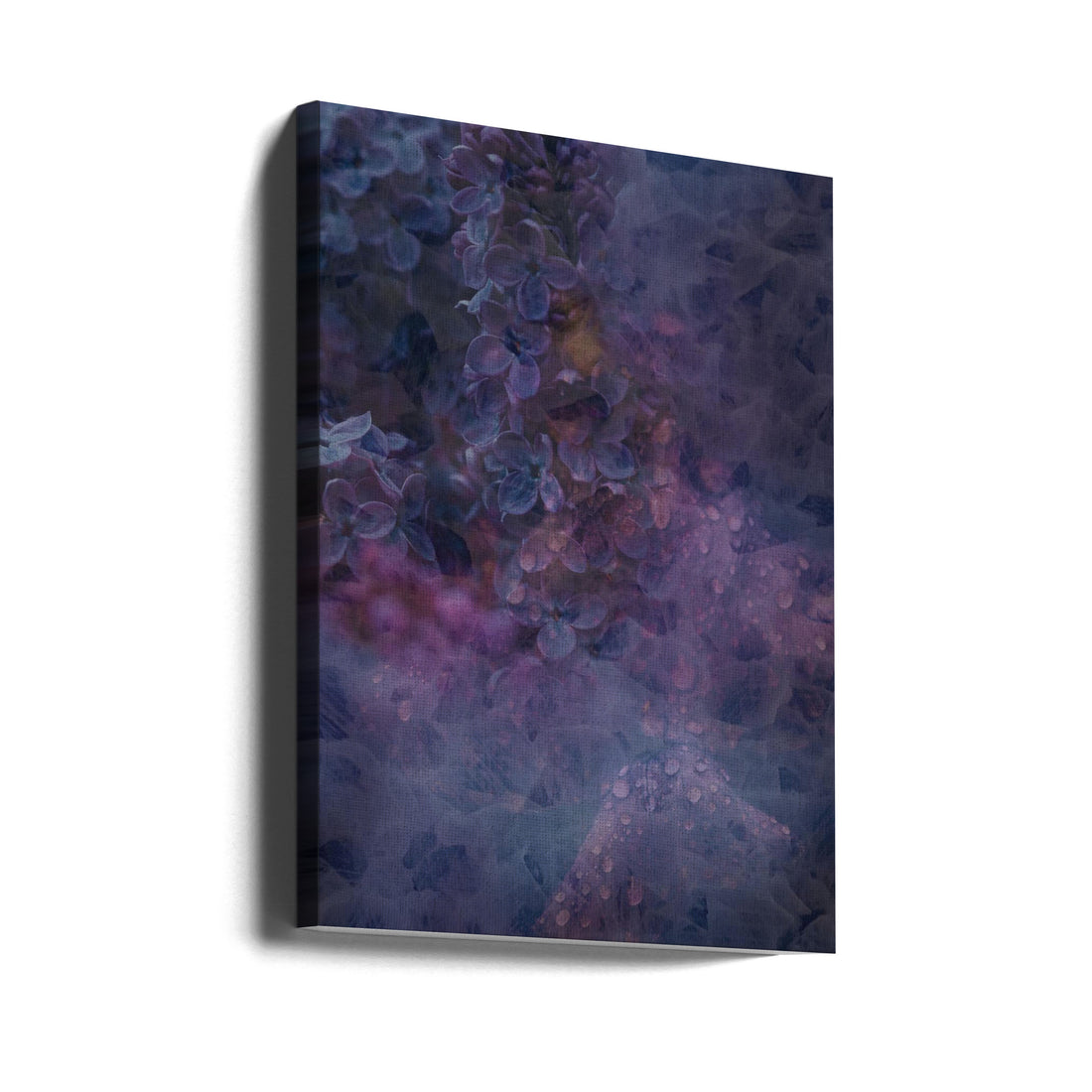 Purple Flora Abstract by Pelin Atilla | Abstract Floral Painting, Large Canvas Wall Art Print | Artsy Earth