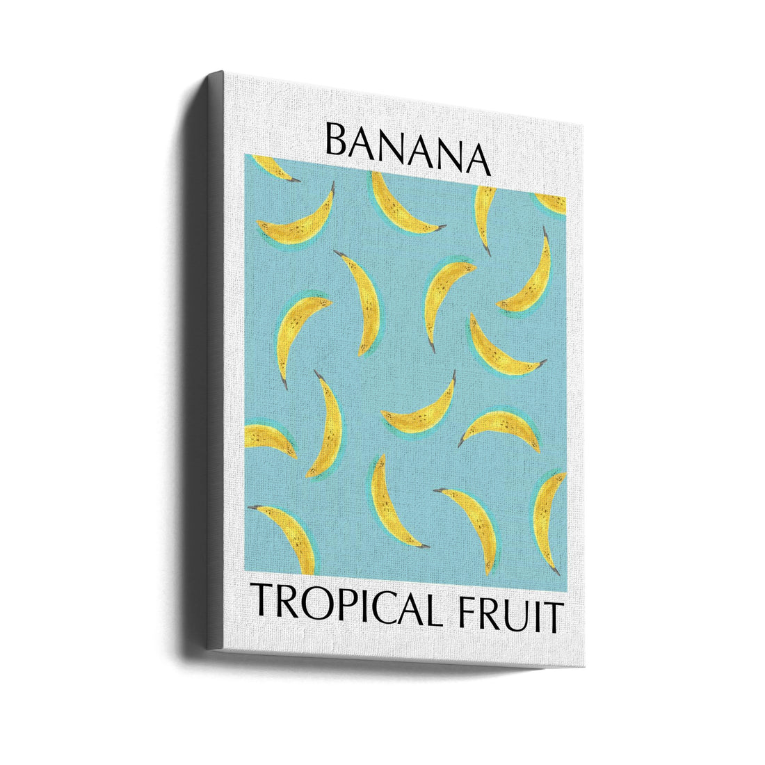 Banana Tropical Fruit by Elizabeth C | Watercolor Fruit Pattern, Large Canvas Wall Art Print | Artsy Earth