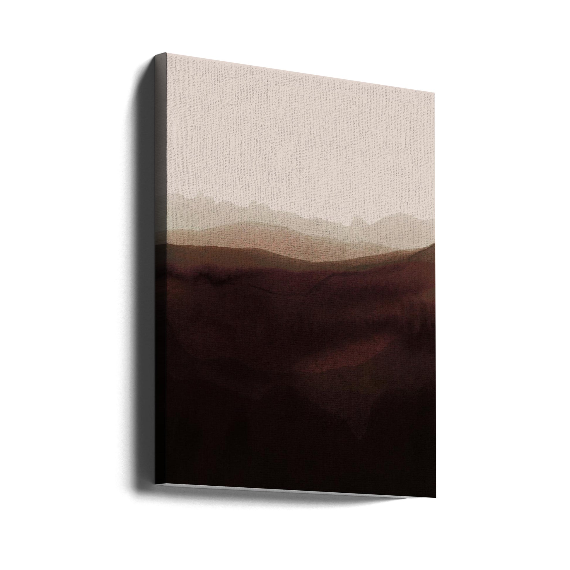 Mountain Horizon by Iris Lehnhardt | Abstract Mountain Landscape, Large Canvas Wall Art Print | Artsy Earth