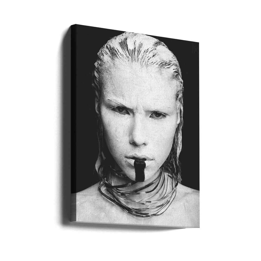 Artistic Portrait by Simion Adrian | Black And White Portrait, Large Canvas Wall Art Print | Artsy Earth