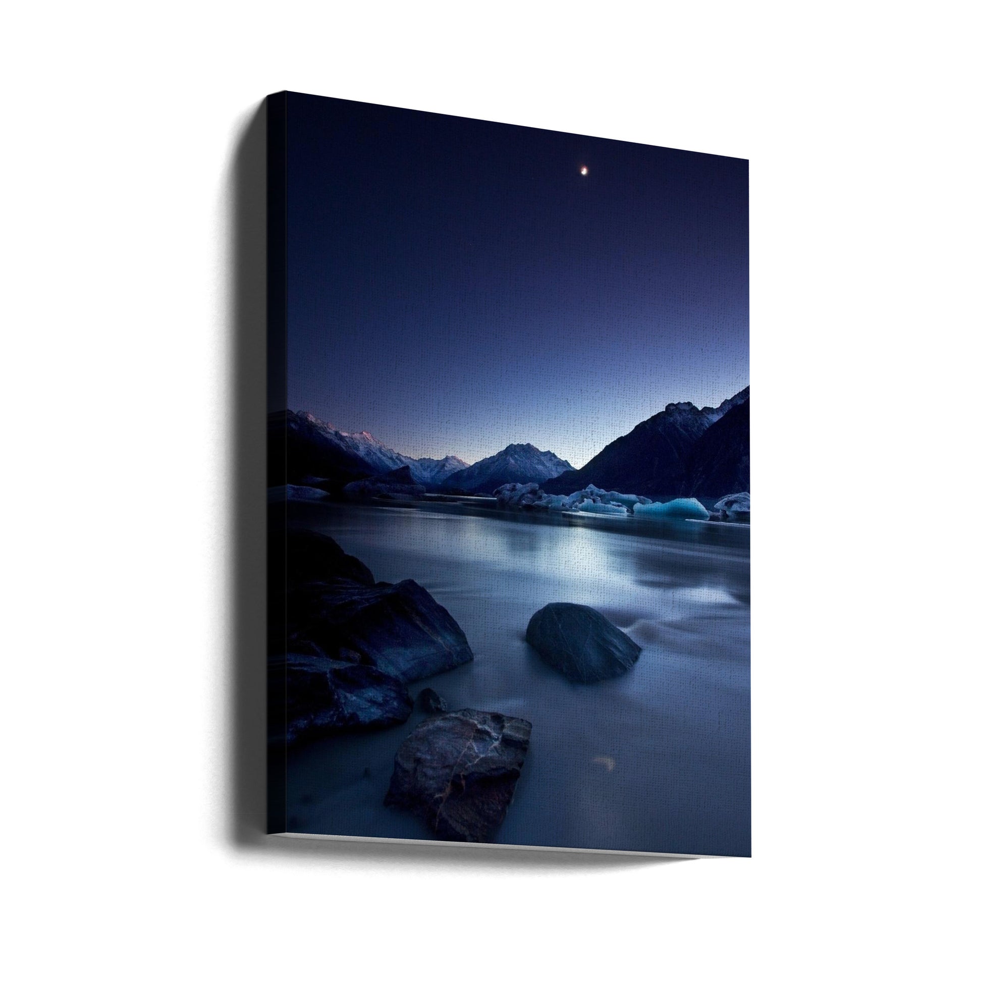 Moonlight by Yan Zhang | Coastal Landscape Night, Large Canvas Wall Art Print | Artsy Earth