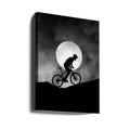 Night Moon Rider by Hengki Lee | Surreal Mountain Bike, Large Canvas Wall Art Print | Artsy Earth