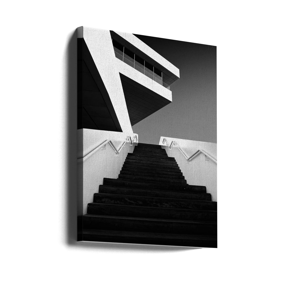 Valencia Steps by Dominic Dähncke | Spanish Architecture Perspective, Large Canvas Wall Art Print | Artsy Earth