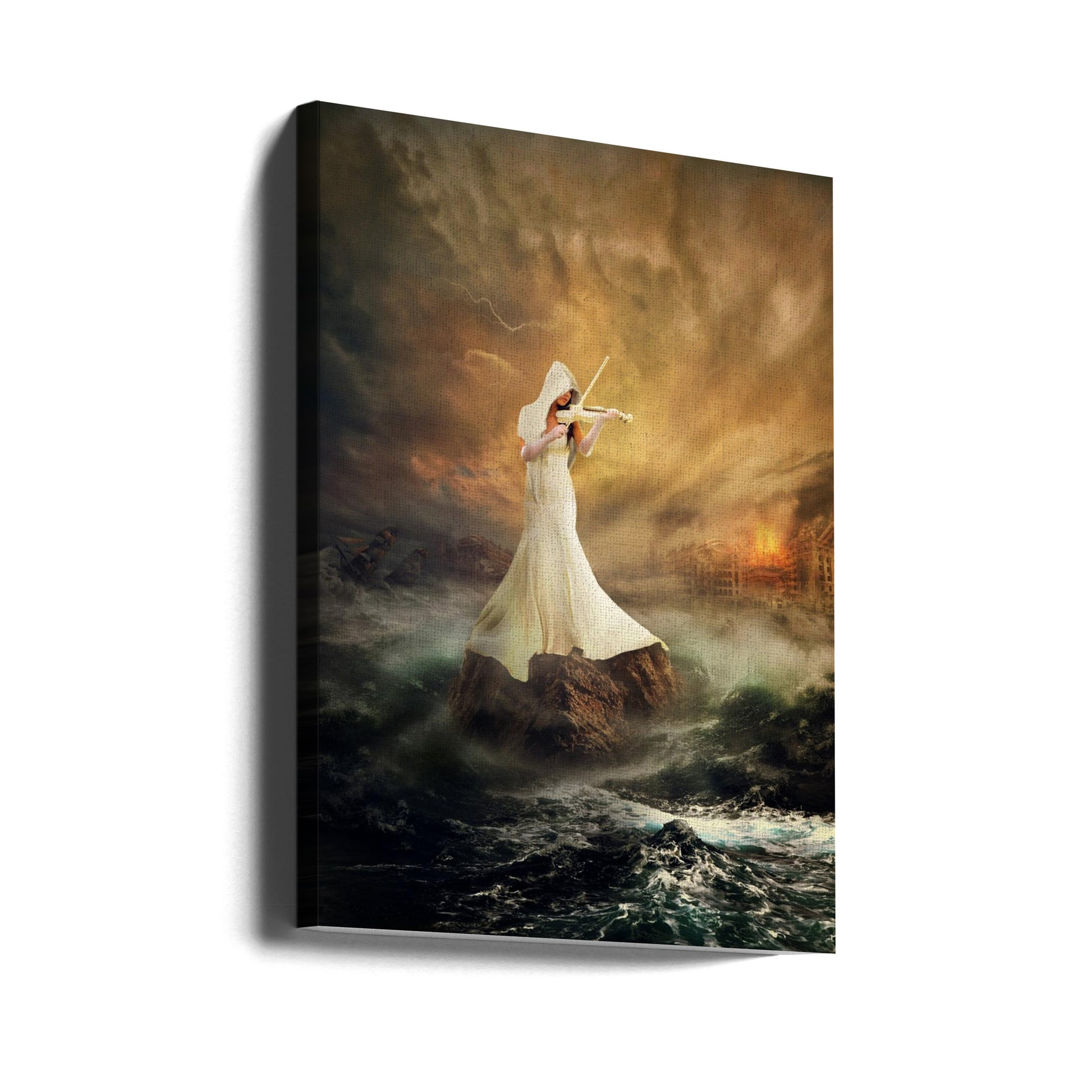 rhythm of the storms by Rooswandy Juniawan | Dramatic Ocean Performance, Large Canvas Wall Art Print | Artsy Earth