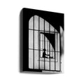 Creative Window Edit by Massimo Della Latta | Black And White Bicycle, Large Canvas Wall Art Print | Artsy Earth