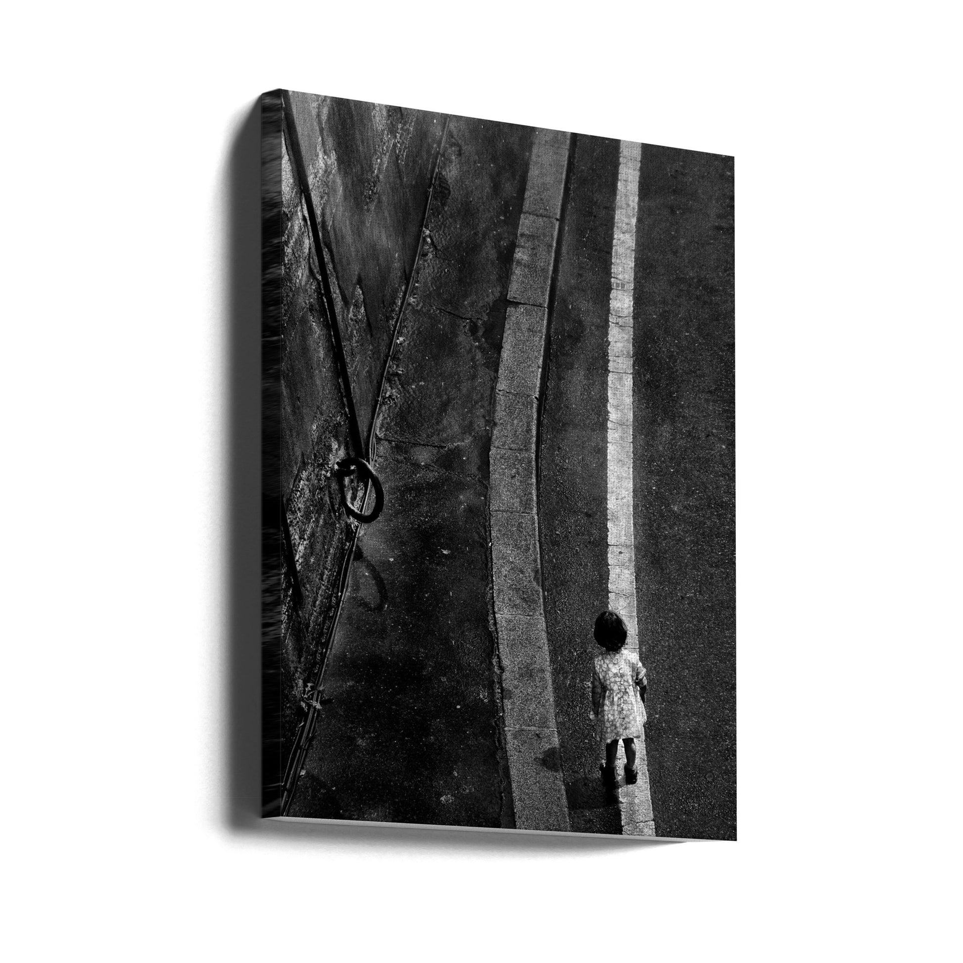 Lost Child Walking by Eric Drigny | Solitary Journey Aerial, Large Canvas Wall Art Print | Artsy Earth