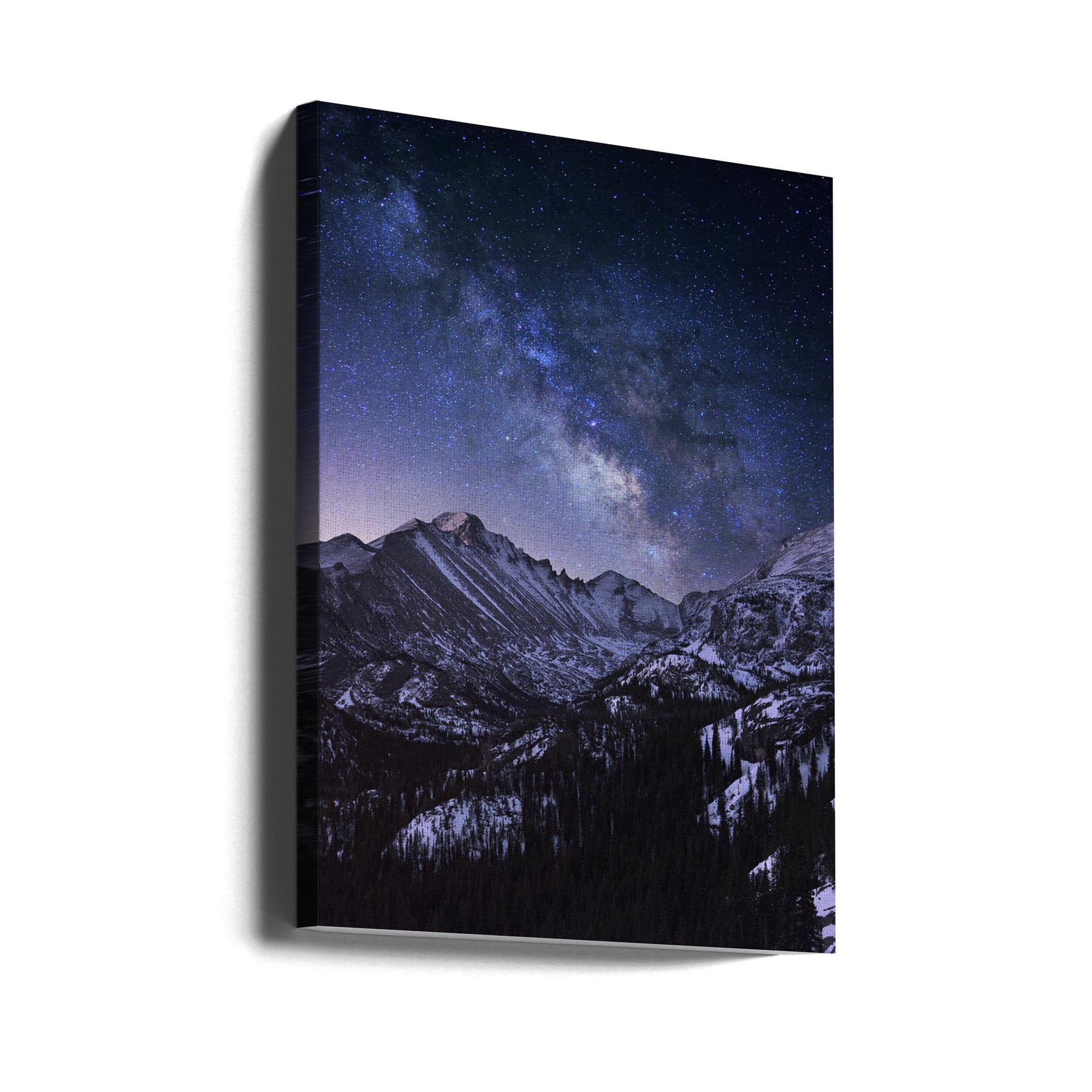 Milky Way over Longs Peak by Mei Xu | Night Sky Astronomy, Large Canvas Wall Art Print | Artsy Earth