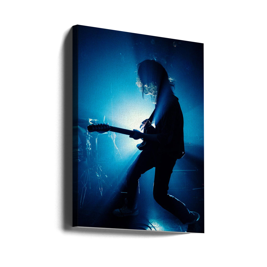 Blue Concert Light by Kenji Nakamatsu | Live Stage Performance, Large Canvas Wall Art Print | Artsy Earth