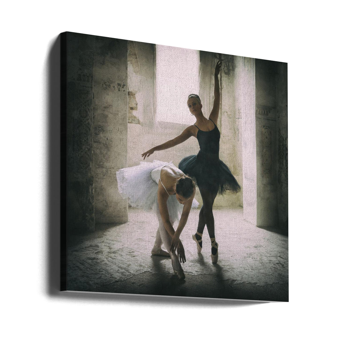 The Subtle Bow by Roswitha Schleicher-schwarz | Graceful Ballet Performance, Large Canvas Wall Art Print | Artsy Earth