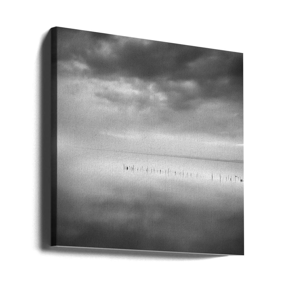 Sixty shades of gray by George Digalakis | Minimalist Seascape Monochrome, Large Canvas Wall Art Print | Artsy Earth