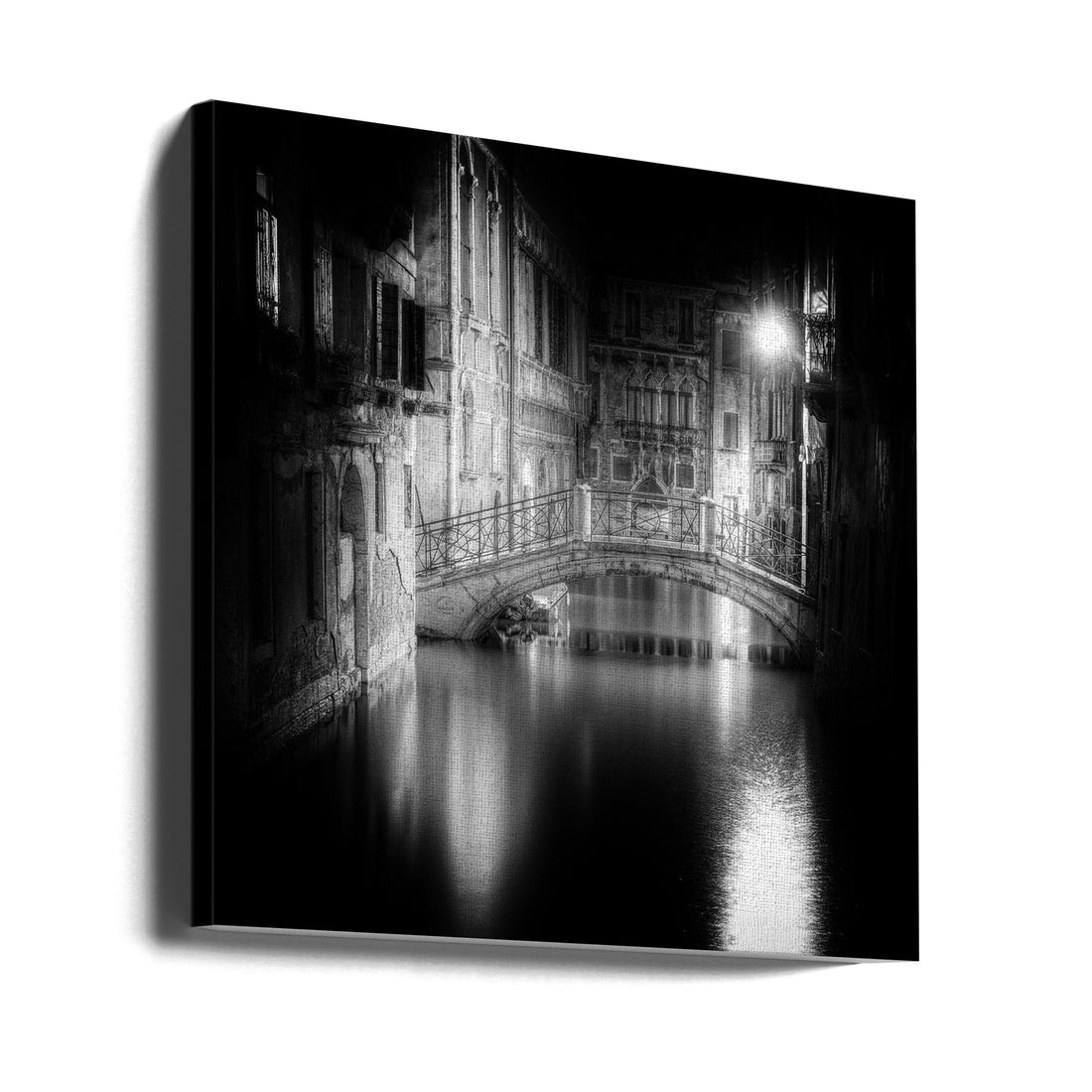 Venice Canal Bridge by Tanja Ghirardini | Historic Italian Architecture, Large Canvas Wall Art Print | Artsy Earth