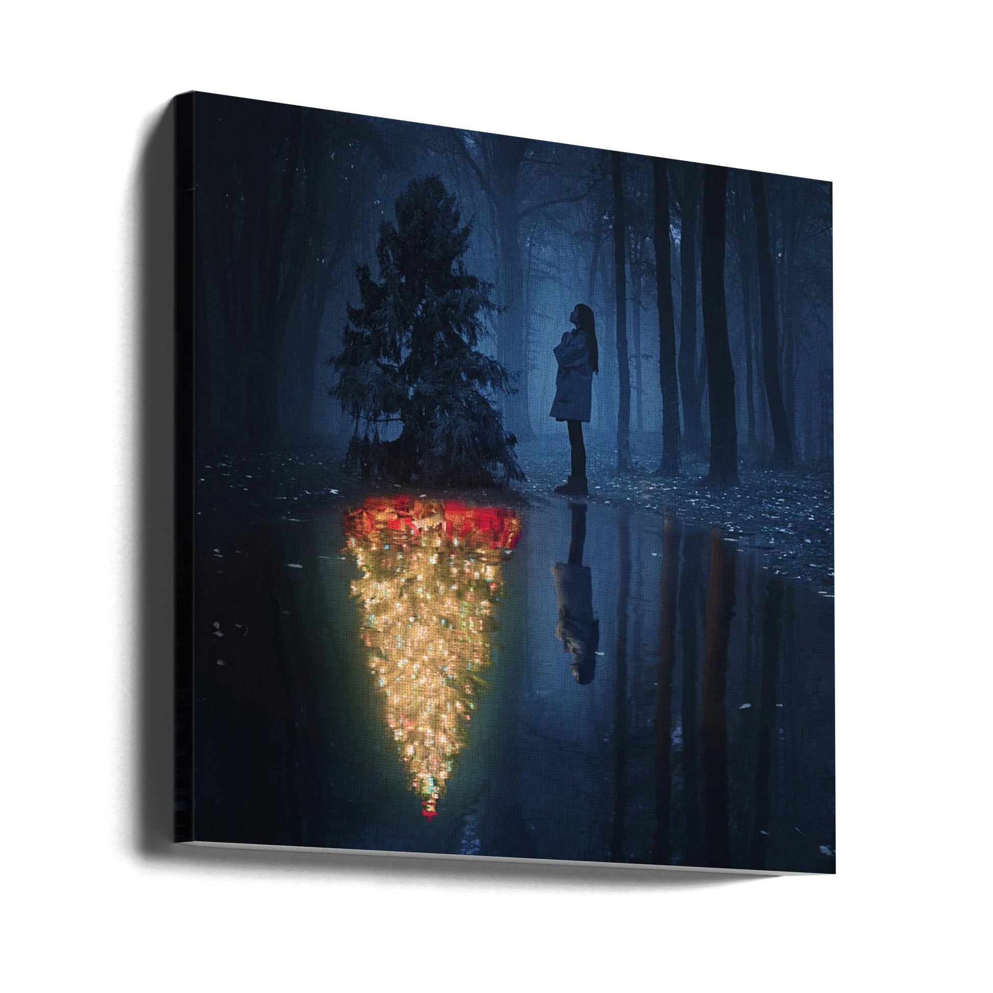 The Hope of Christmas by Terry F | Christmas Dream, Large Canvas Wall Art Print | Artsy Earth