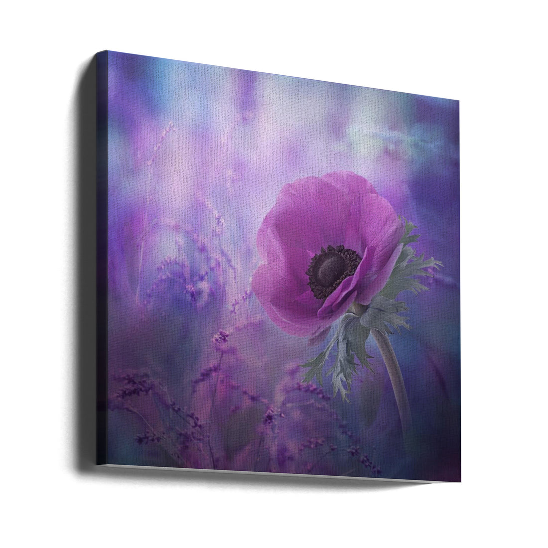 Ecstasy by Natalia Simongulashvili ( Nataliorion ) | Purple Floral Garden, Large Canvas Wall Art Print | Artsy Earth