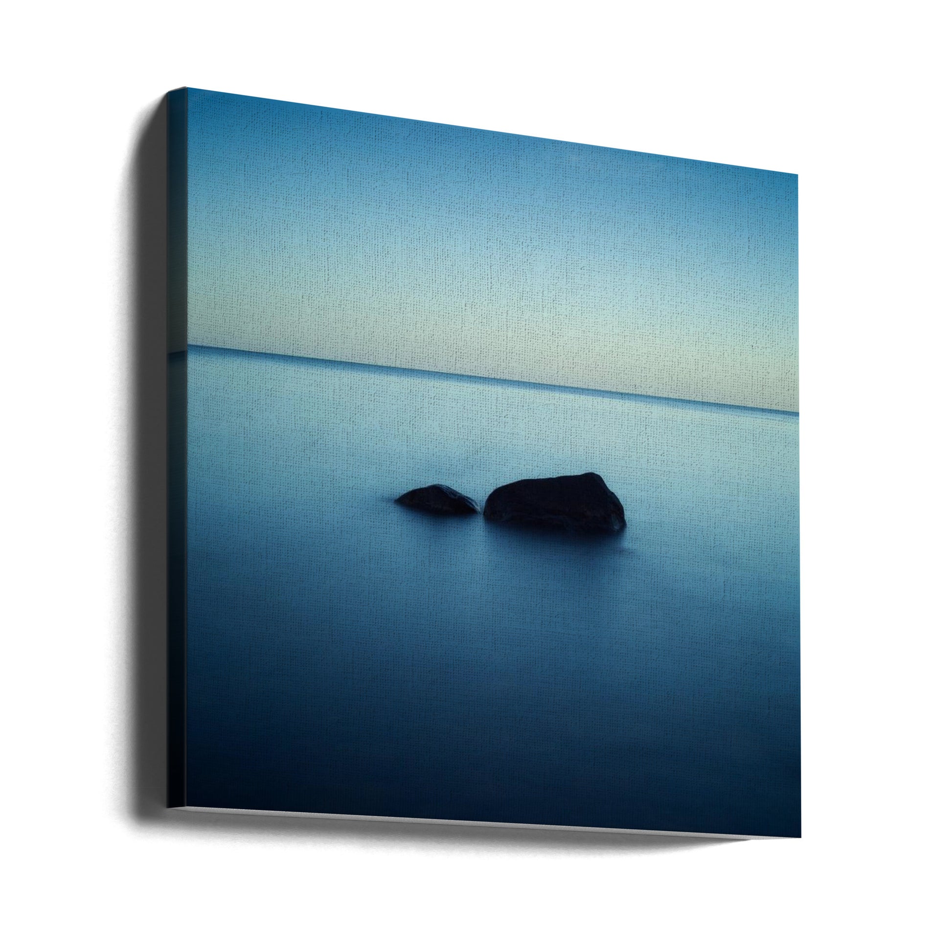 Zen Seascape by Peter Fallberg | Minimalist Ocean Tranquility, Large Canvas Wall Art Print | Artsy Earth