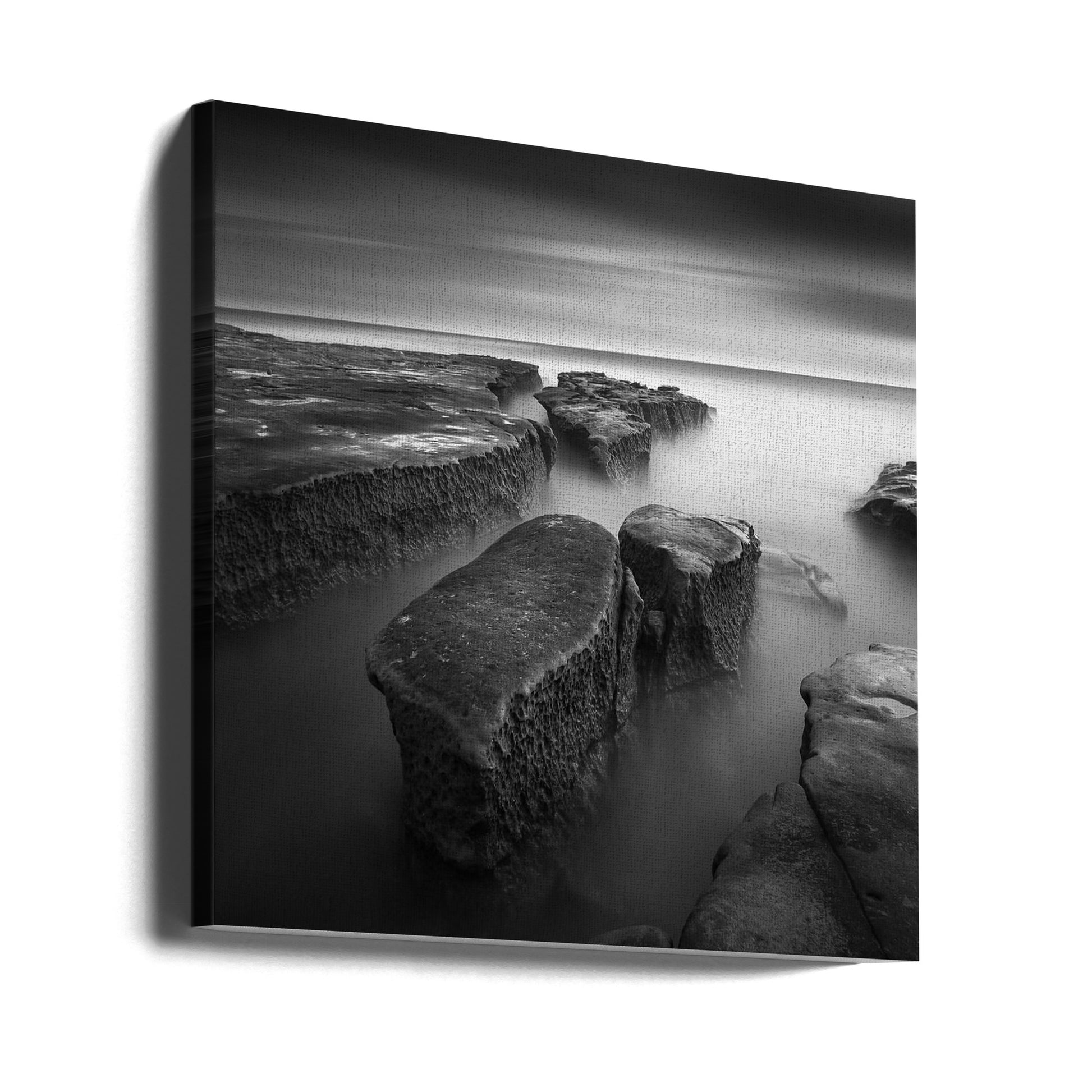 Falling Apart by Yi Fan | Coastal Rock Seascape, Large Canvas Wall Art Print | Artsy Earth