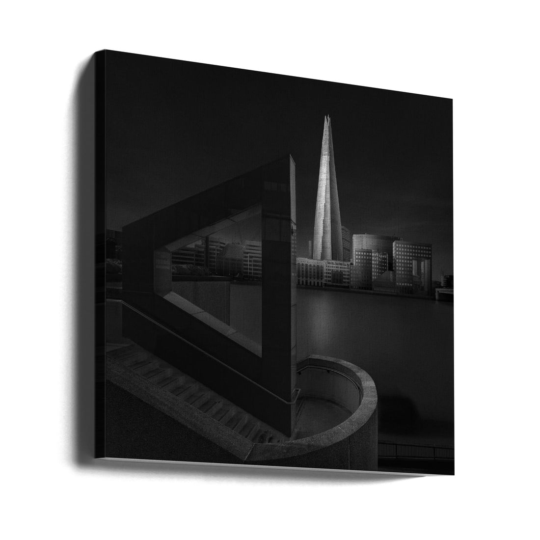 Lucid Dream I - The Shard by Oscar Lopez | Modern Architecture Cityscape, Large Canvas Wall Art Print | Artsy Earth