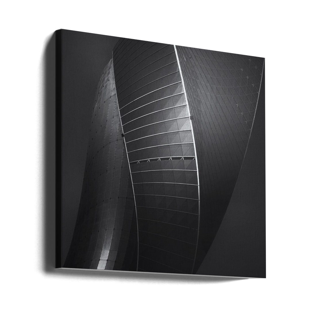 Twisted Architecture by Ahmed Thabet | Modern Geometric Building, Large Canvas Wall Art Print | Artsy Earth