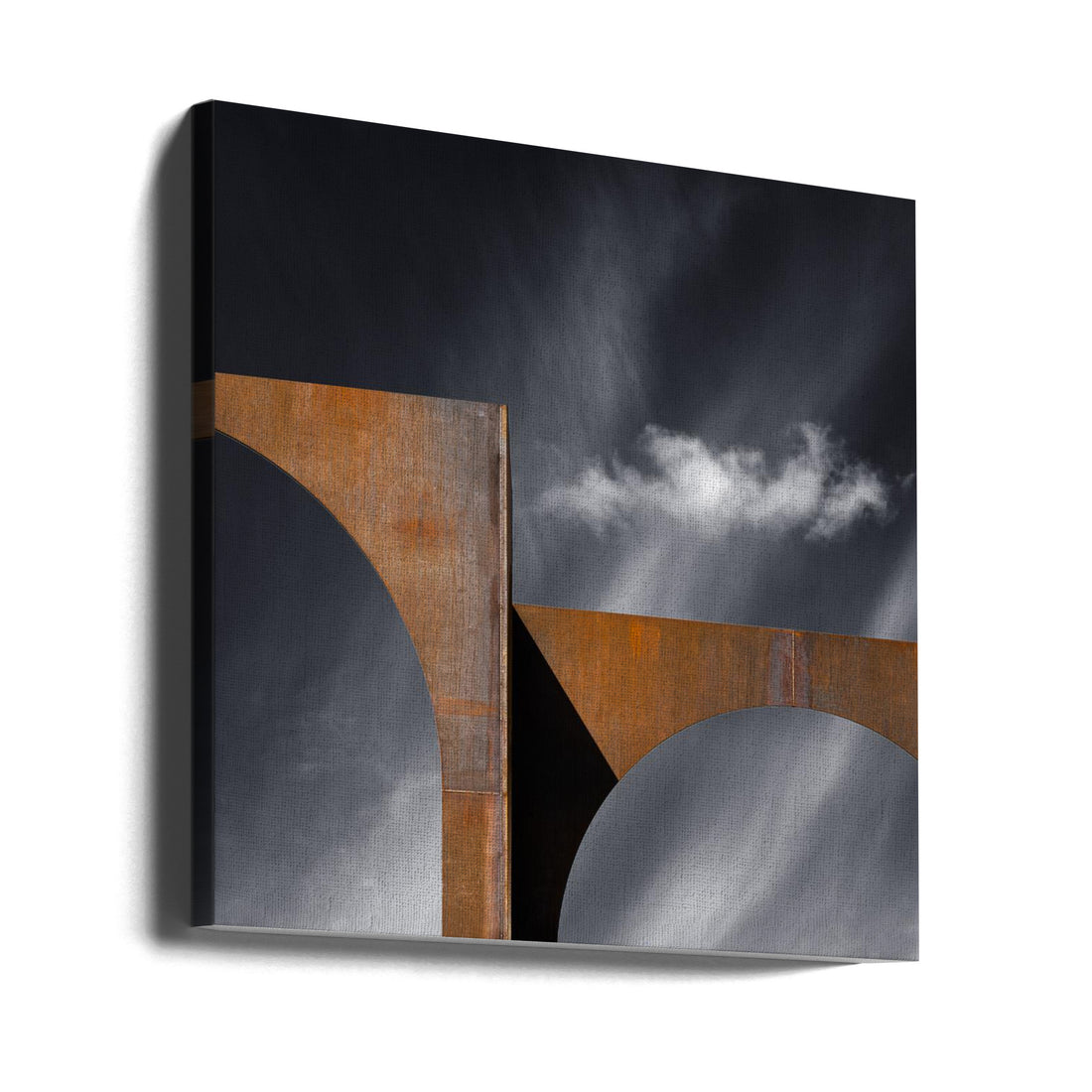 Industrial Decay by Harry Verschelden | Rusty Geometric Arch, Large Canvas Wall Art Print | Artsy Earth