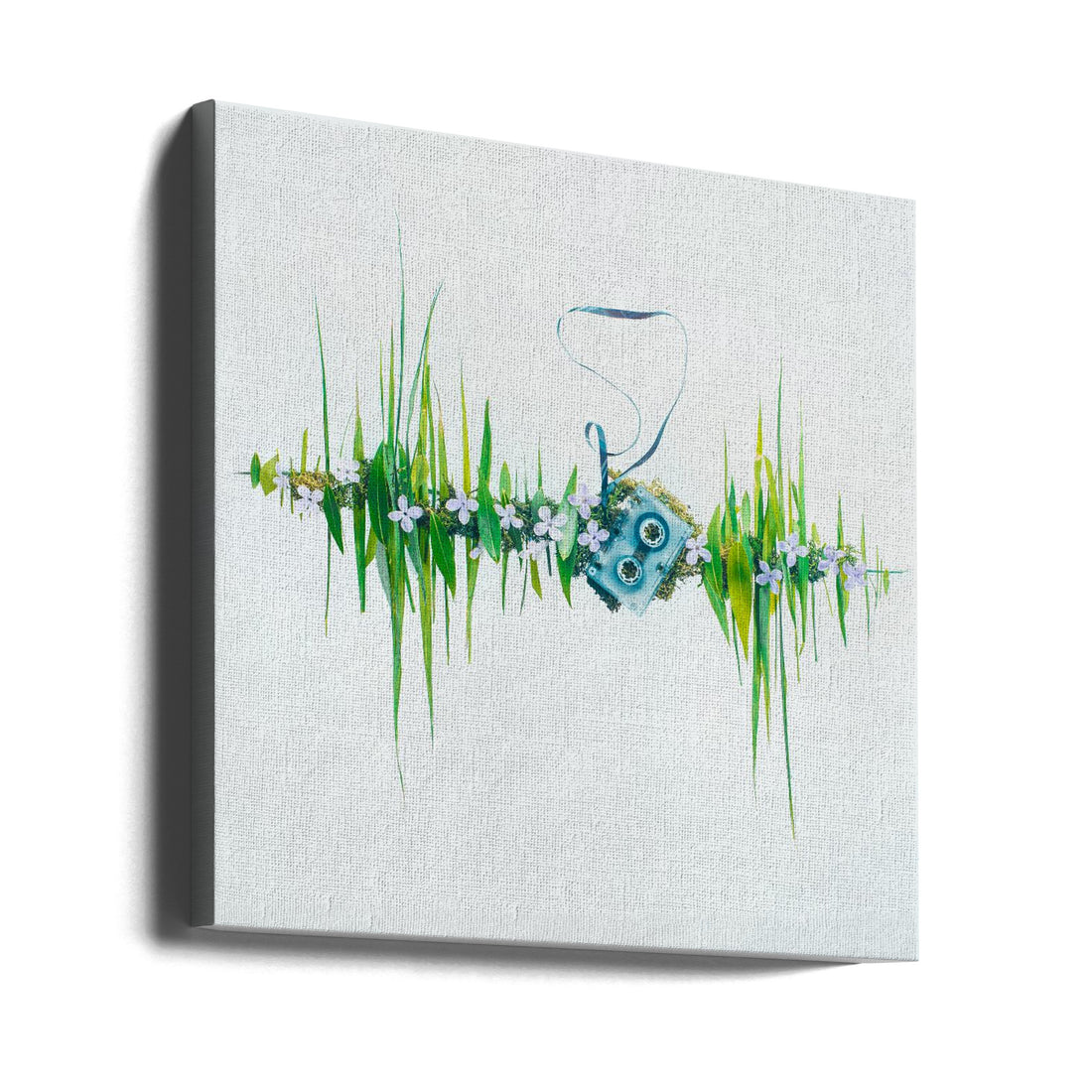 Summer Album by Dina Belenko | Mix Tape Floral, Large Canvas Wall Art Print | Artsy Earth