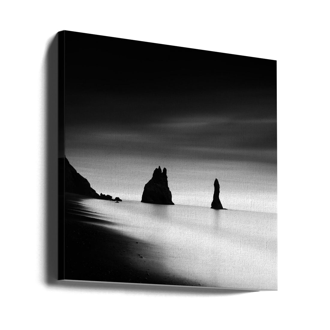 Coastal Rock Formation by George Digalakis | Black And White Seascape, Large Canvas Wall Art Print | Artsy Earth